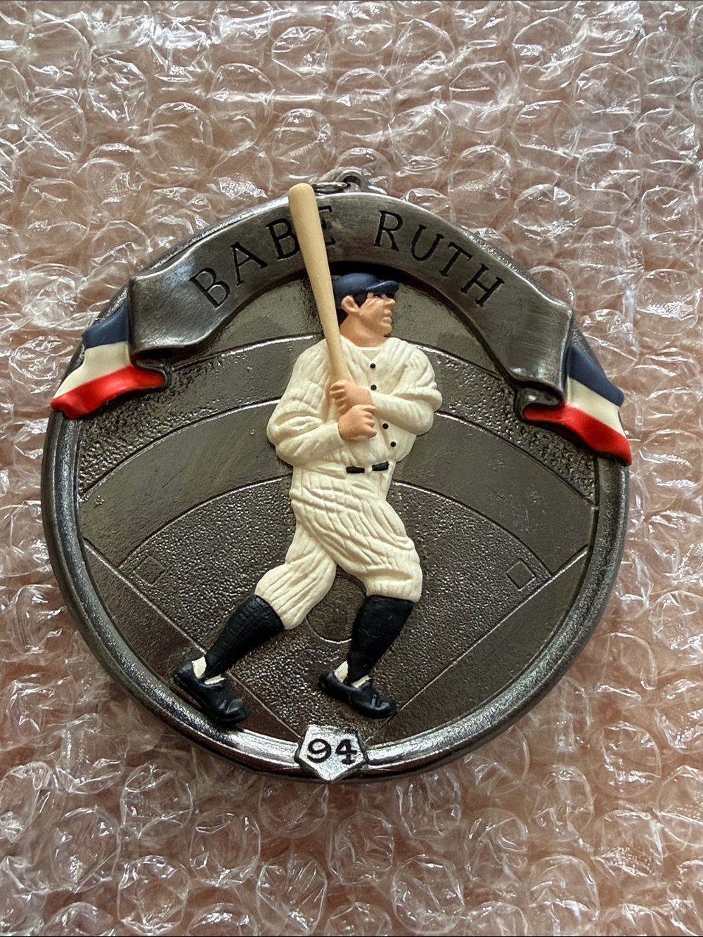 Vintage Hallmark 1994 Babe Ruth New Collector’s Series Baseball Heroes Ornament